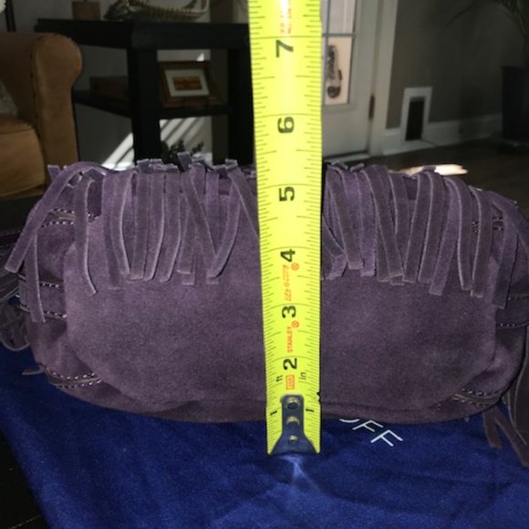 NWT Rebecca Minkoff Suede Fiona Mini Bucket Bag - Picture 5 of 13